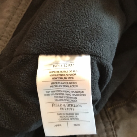 Field & Stream Original Outfitter, Fleece lined work pants. - Picture 7 of 7